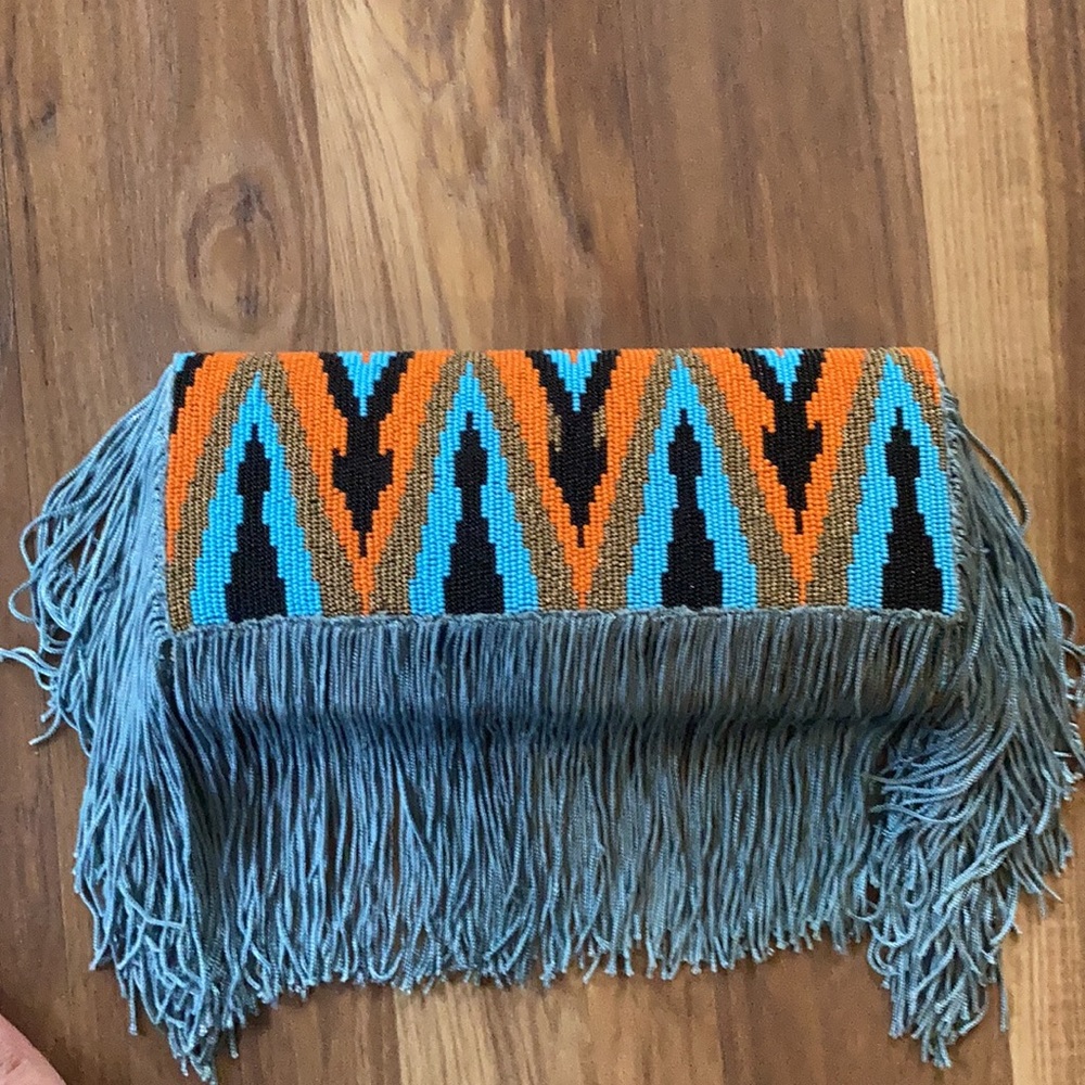 Deepa Gurnani Beaded Clutch Bag